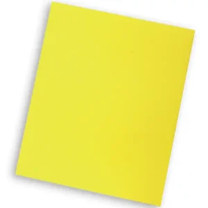Réduction 1 feuille papier corindon jaune 230 x 280 mm - grain 180