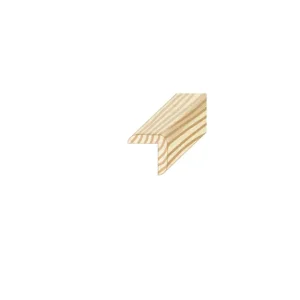 Promotion Saisonnière Baguette d‘angle en pin sans noeud 23 x 23 x L.2400 mm GROUPE SIAT