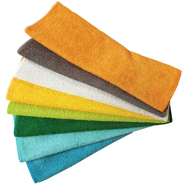 Lot de 8 lavettes microfibre - 30x30cm - Multicolore ROZENBAL Meilleure Vente