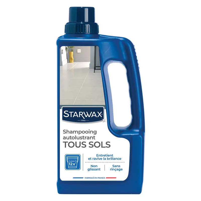 Shampooing auto lustrant tous sols intérieurs 1 l STARWAX Nouvelle Collection
