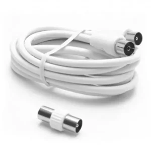 Nouveauté Câble TV 9.52mm mâle-femelle - 1.5m + adaptateur ASTRELL