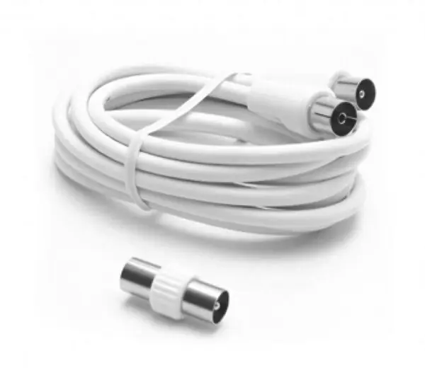 Nouveauté Câble TV 9.52mm mâle-femelle - 1.5m + adaptateur ASTRELL