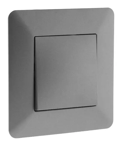 Petit Prix Interrupteur va-et-vient - Artezo - Titanium - 10A ZENITECH
