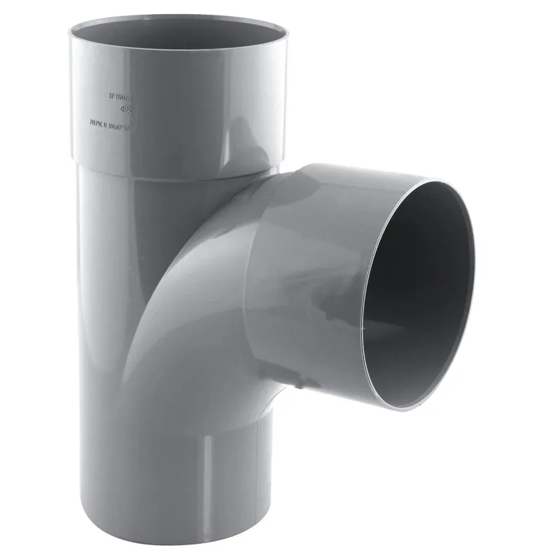 Culotte PVC évacuation 87° mâle/femelle Ø100 - FITT Prix Cassé