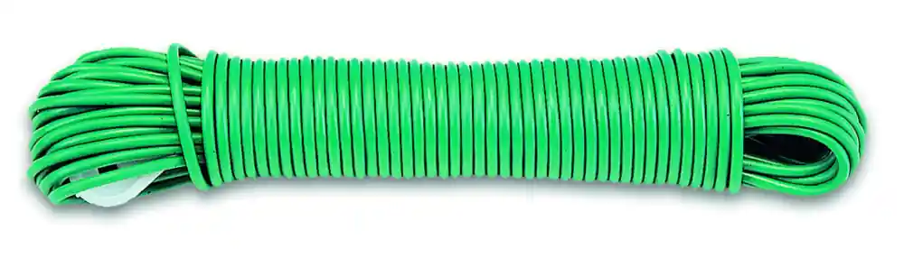 Affaire À Saisir Corde à linge polypropylène vert avec tendeur âme métallique diamètre 2.7 mm 20 m CHAPUIS