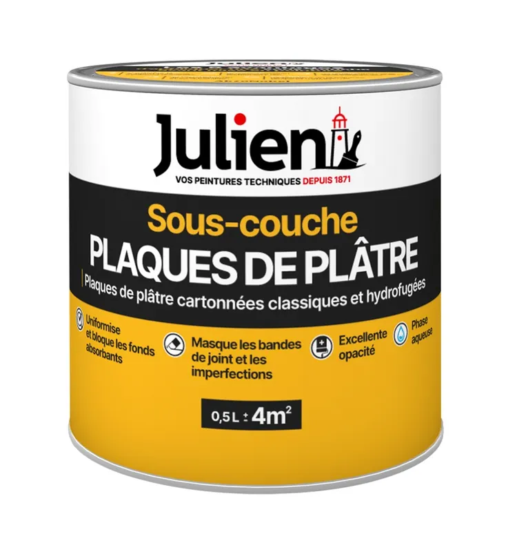 Sous-couche J6 plaque de plâtre 500 ml - JULIEN Produit De Marque