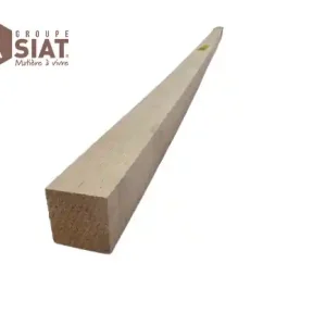 Tasseau 1er choix ayous raboté non traité - 9 x 9 x 2000 mm - GROUPE SIAT Usine Directe