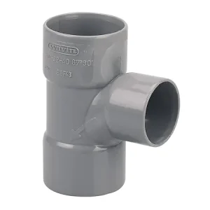 Nouvelle Collection Branchement évacuation bâtiment - PVC - FF 87°30 - D40xD32mm WAVIN