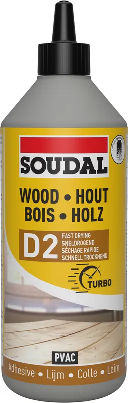 Marque Colle à bois rapide biberon 750 g SOUDAL