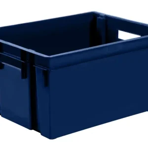 Bac plastique 30 litres bleu marine Marque