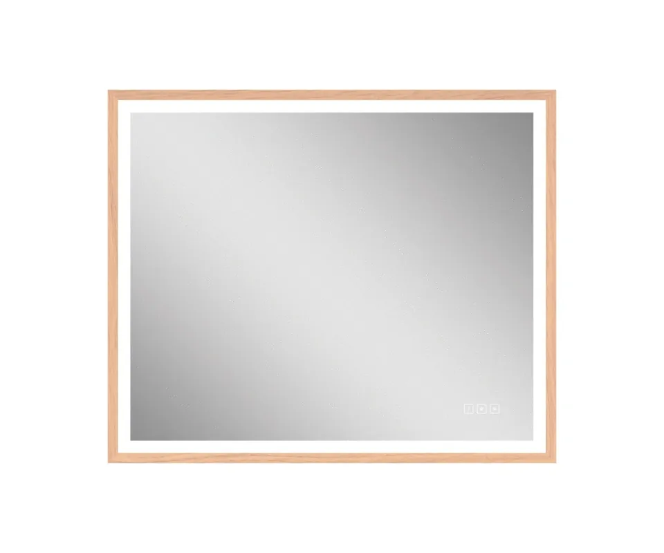 Miroir en bois lumineux 75 X 90 cm Swann Wood MP GLASS Nouveauté