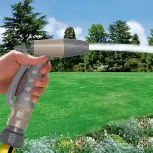 Expédié Aujourd'hui Pistolet d‘arrosage plastique gainé - jet réglable JARDIBRIC