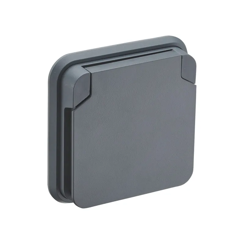 Prix Promo Prise 2 pôles+terre étanche IP55 encastré anthracite Cyklone DEBFLEX