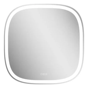 Certifié Miroir carré lumineux 90 X 90 cm Carmen 2 MP GLASS