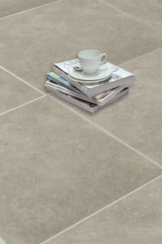 Bon Marché Carrelage sol intérieur taupe VILLAGE ép 8,5 mm 60 x 60 cm paquet de 1,44 m² HERBERIA
