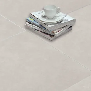 Promotion Saisonnière Carrelage sol intérieur gris VILLAGE ép 8,5 mm 60 x 60 cm paquet de 1,44 m² HERBERIA