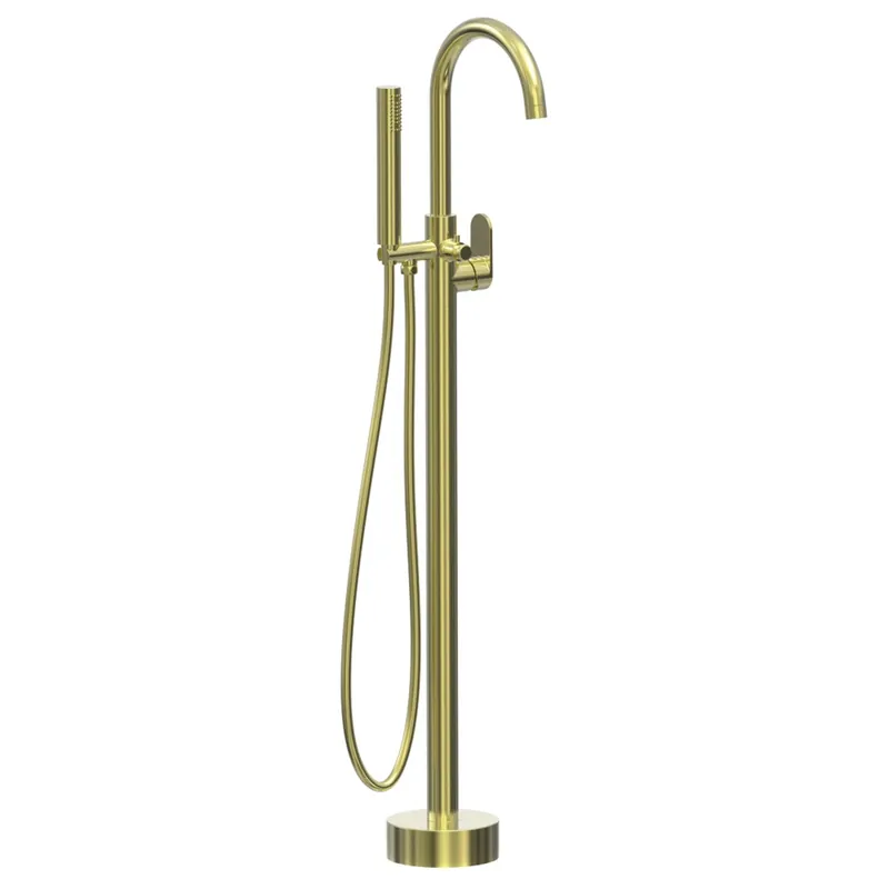 Commande En Gros Mitigeur colonne or brossé pour baignoire îlot Charme ESSEBAGNO