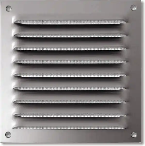 Haute Qualité Grille d‘aération carrée en aluminium anodisé - 100x100 mm AUTOGYRE