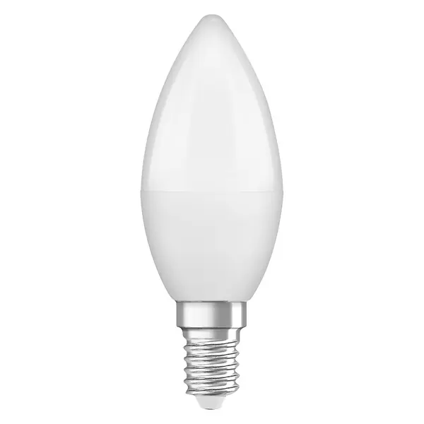 Ampoule LED Flamme E14 - Dépoli - 5,7W 4000K BELLALUX Expédié Aujourd'hui