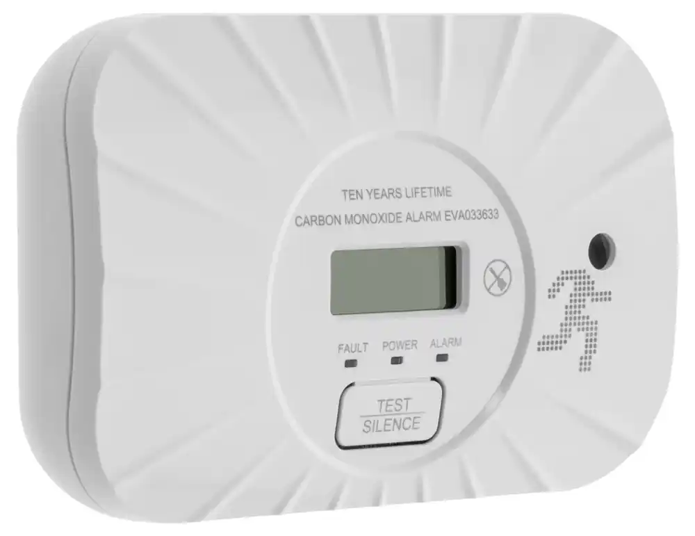 Détecteur de CO avec écran LCD autonomie 10 ans EVACUATE Solde