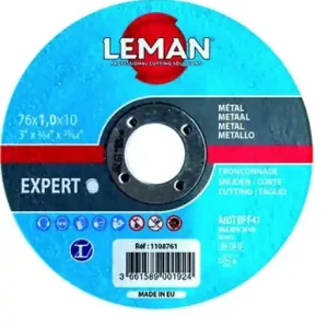 Disque à tronçonner métal - 76mm - alésage 10mm LEMAN Expédition Rapide