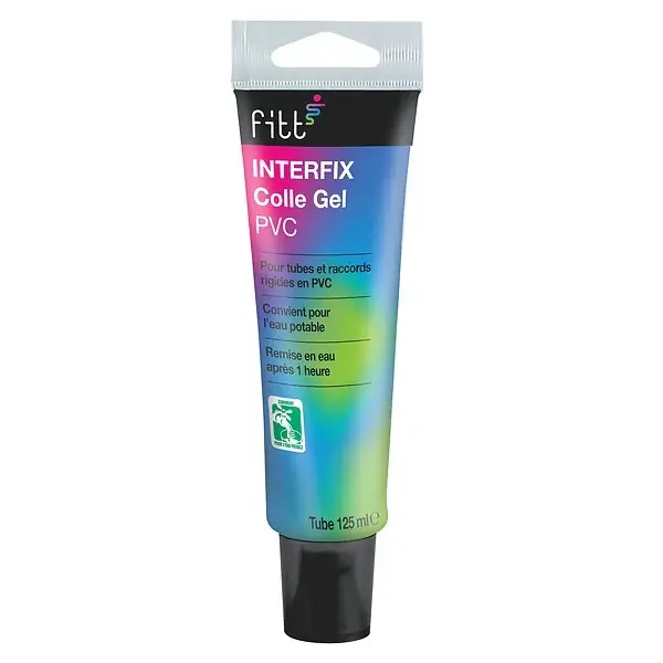 Achat Immédiat Colle gel PVC - Tube 125ml - PVC rigide FITT