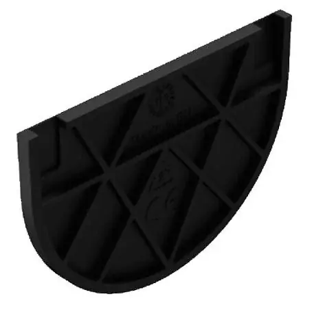 2 fonds pour caniveau SCANIV1009 - Noir - H.10xl.10xL.1cm FITT Vente Directe