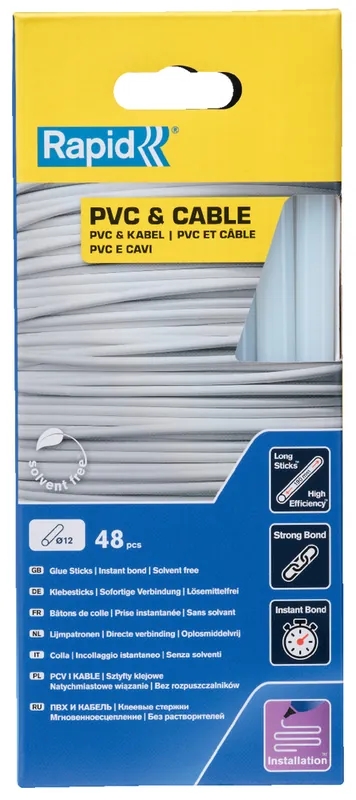 Colle PVC et câbles - RAPID Bon Plan