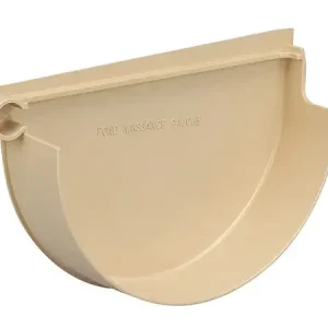 Acheter Direct Fond de naissance gauche - PVC - Gouttière demi-ronde 25 WAVIN