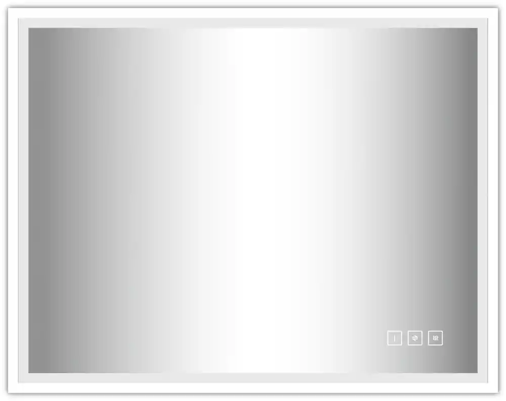 Marque Miroir lumineux 75 x 90 cm Swann White MP GLASS