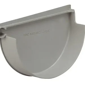 Fond de naissance gauche gouttière PVC demi-ronde 25 WAVIN Seulement Aujourd'hui