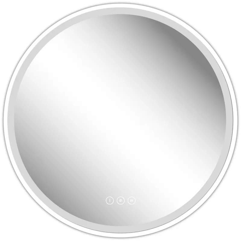 Miroir rond lumineux D.75 cm Swann White MP GLASS Populaire
