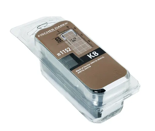 Achat Immédiat Agrafes 8mm type K - Acier galvanisé - x1152 FISCHER DAREX