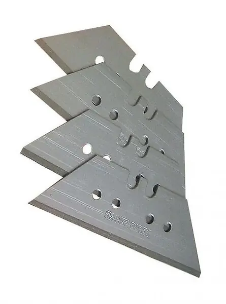 Usine Directe Lames de cutter trapèze - Métal - 60mm - x10 FISCHER DAREX