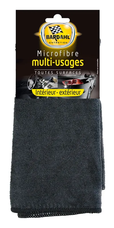 Commander Maintenant Microfibre noire 40 x 40 cm - BARDAHL
