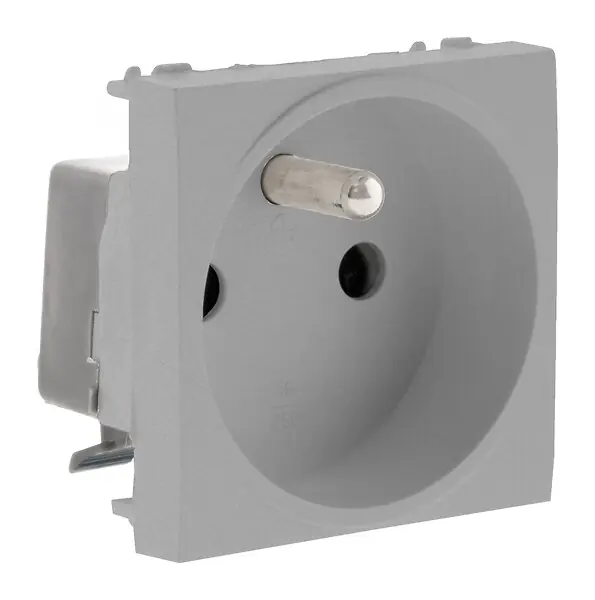 Prise 2P+T à bornes automatiques - Silver - 16A SIMPLEA Petit Prix