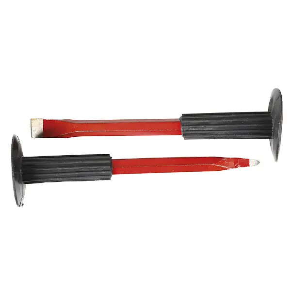 Burin et pointerolle 250mm - Acier - Avec protection COGEX Nouveauté