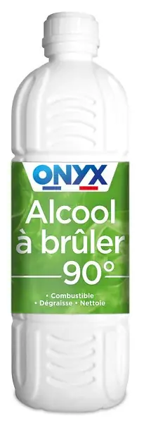 Alcool à brûler 90° - 1L ONYX Réduction