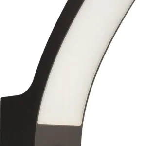 Applique extérieur LED détecteur de mouvements Curve anthracite IP44 1000 lumens blanc chaud - ARLUX Remise
