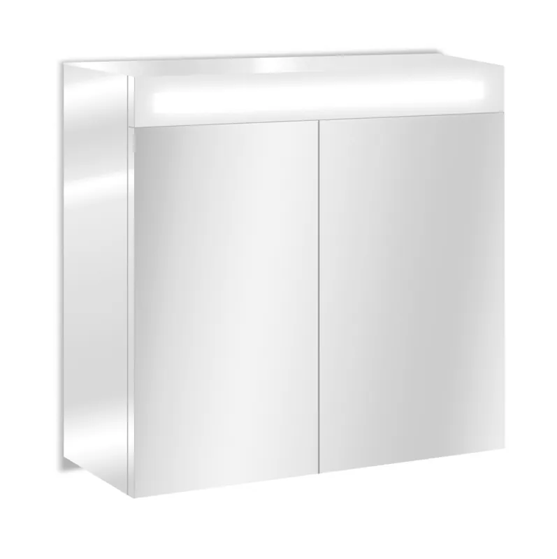 Certifié Armoire de toilette lumineuse LED 60 x 60 cm Giulia MP GLASS