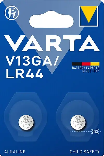 Acheter En Ligne Pile bouton alcaline LR44 - 1,5V - 2 unités VARTA