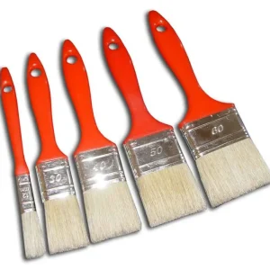 Pinceaux plats toute peinture par 5 NESPOLI Offre Spéciale