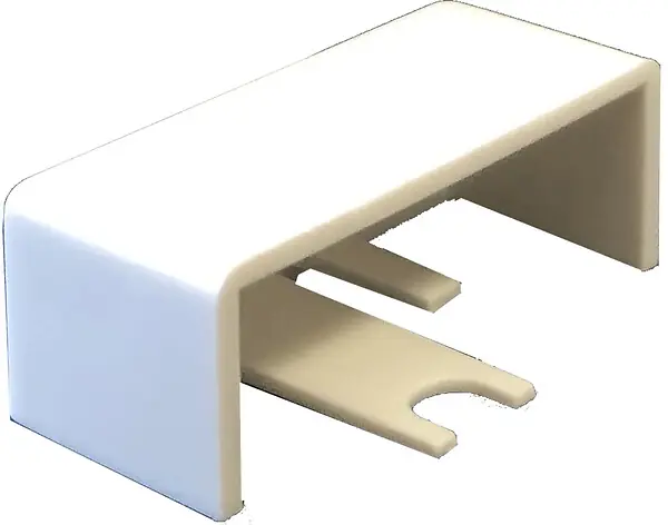 Embout pour moulure électrique 40x17 mm Blanc lot de 4 ELECTRALINE Acheter Direct