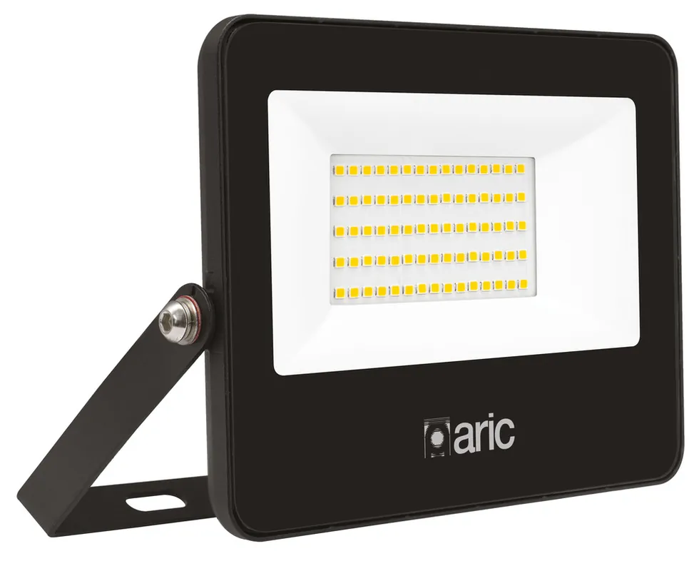 Projecteur extérieur LED Wink 2 noir IP65 5000 lumens blanc chaud - ARIC Petit Prix