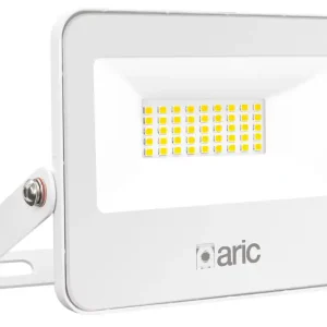 Projecteur extérieur LED Wink 2 blanc IP65 3000 lumens blanc chaud - ARIC Meilleur Prix