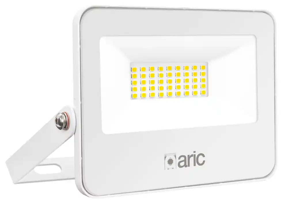 Projecteur extérieur LED Wink 2 blanc IP65 3000 lumens blanc chaud - ARIC Meilleur Prix
