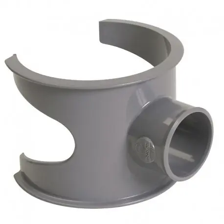 Selle de branchement pvc a coller diametre f100-m40 mm nicoll Nouvelle Collection