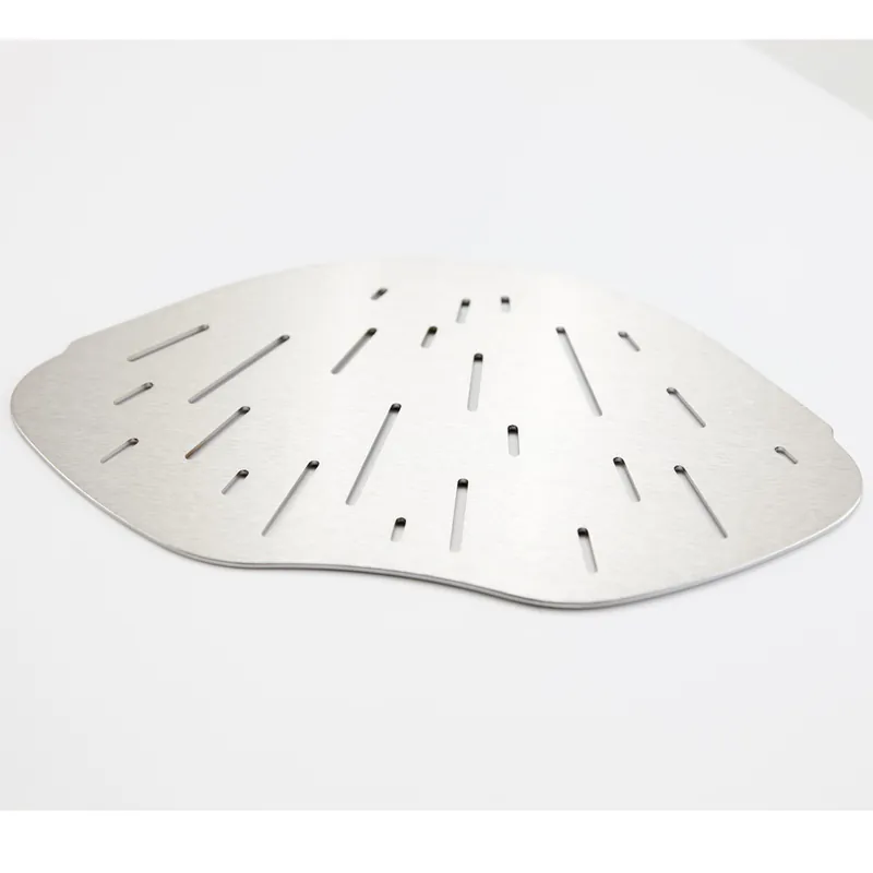 Tablette d‘angle de douche arrondie 2mm Inox brossé Lagoon MAT INTER Pas Cher