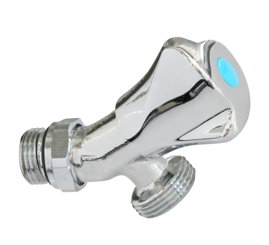 Robinet de machine à laver auto-étanche orientable mâle 15 x 21 (1/2) - mâle 20 x 27 (3/4) SOMATHERM Promotion