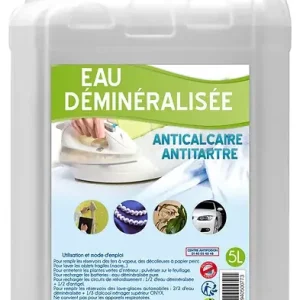 Eau déminéralisée 5L - Protection anticalcaire ONYX Promotion Saisonnière